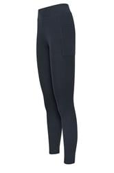 LTS Tall Women's Navy Blue Ribbed Pocket Leggings | Long Tall Sally 3