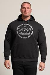 D555 Big & Tall Black Volkswagen Hoodie | BadRhino 1
