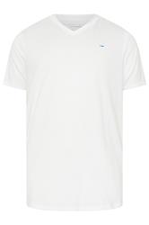 BadRhino Big & Tall White V-Neck T-Shirt | BadRhino 6