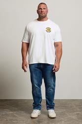 LYLE & SCOTT Big & Tall White Sunnie's Graphic T-Shirt | BadRhino 2