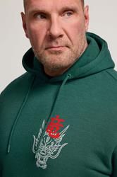 BadRhino Big & Tall Green Dragon Graphic Hoodie | BadRhino 4