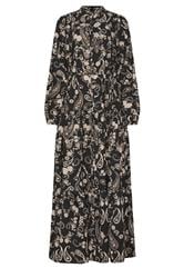 LTS Tall Black Paisley Tie Waist Maxi Dress | Long Tall Sally 5