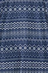 BadRhino Big & Tall Navy Blue Fairisle Pyjama Set | BadRhino 8