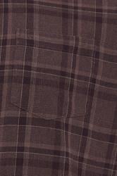 BadRhino Big & Tall Burgundy Red Check Long Sleeve Shirt | BadRhino 7