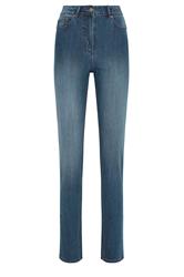 LTS Tall Women's Mid Blue Straight Leg Jeans | Long Tall Sally 5