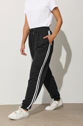 LTS Tall Women's Black Side Stripe Jogger 3