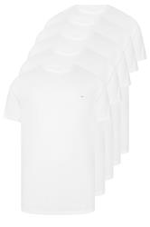 BadRhino Big & Tall 5 PACK White Extra Long Core T-Shirts | BadRhino 6
