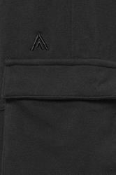 STUDIO A Big & Tall Black Cargo Joggers | BadRhino 4