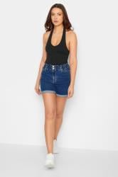 LTS Tall Women's 2 PACK Black & White Halter Neck Tops | Long Tall Sally 6