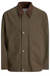 JACK & JONES Big & Tall Brown Grady Worker Jacket | BadRhino 1