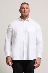BadRhino Big & Tall White Long Sleeve Shirt | BadRhino 1