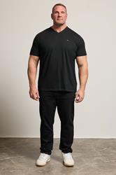 BadRhino Big & Tall Black/Red/Green/Blue/Navy Blue 5 Pack V-Neck T-Shirts | BadRhino 3