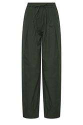 LTS Tall Women's Dark Green Cotton Barrel Trousers | Long Tall Sally 5