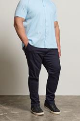 BadRhino Navy Blue Stretch Chinos | BadRhino 1
