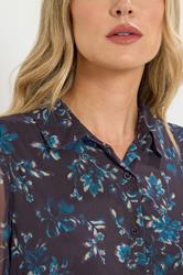 LTS Tall Purple Floral Tiered Midaxi Dress | Long Tall Sally 5