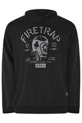 FIRETRAP Big & Tall Navy Blue Hoodie | BadRhino 1