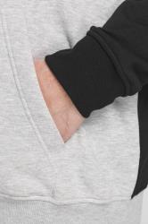 JACK & JONES Black Colour Block Hoodie | BadRhino 5