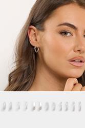 6 PACK Silver Tone Hoop Earring Set | Yours Clothing 1