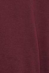 BadRhino Big & Tall Burgundy Red Mock Shirt Milano Quarter Zip Jumper | BadRhino 7