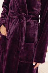 LTS Tall Burgundy Red Super Luxe Maxi Dressing Gown | Long Tall Sally 4