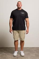 BadRhino Stone Brown Stretch Cargo Shorts | BadRhino 2