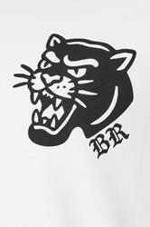 BadRhino Big & Tall White Panther Long Sleeve Graphic T-Shirt | BadRhino 3