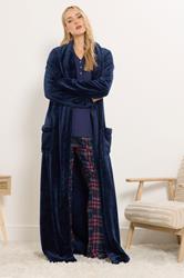 LTS Tall Blue Cotton Waffle Pyjama Top | Long Tall Sally 6