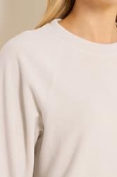 LTS Tall Women's Ivory White Microfleece Top | Long Tall Sally 4