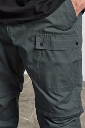BadRhino Big & Tall Slate Grey 2 in 1 Trekking Trousers | BadRhino 5