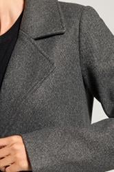 LTS Tall Charcoal Grey Formal Midi City Coat | Long Tall Sally 5