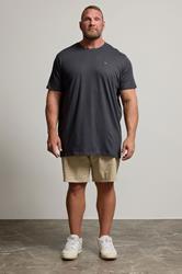 BadRhino Big & Tall Ebony Grey Extra Long Core T-Shirt | BadRhino 2