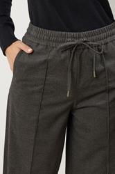 LTS Tall Grey Brushed Wide Leg Trousers | Long Tall Sally 5