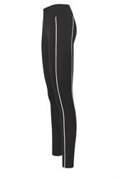 LTS Tall Women's Black Active Piped Leggings | Long Tall Sally 7