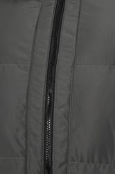 BadRhino Big & Tall Charcoal Grey Hooded Puffer Jacket 3