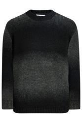 JACK & JONES Big & Tall Grey Crew Neck Knit Jumper