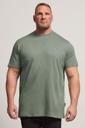 BadRhino Big & Tall Green/Blue/Purple/Cream/Navy Blue 5 Pack Extra Long T-Shirts | BadRhino 2