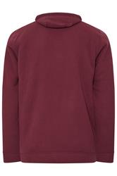 BadRhino Big & Tall Burgundy Borg Lined Fleece | BadRhino 8