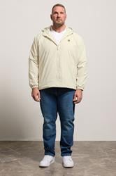 LYLE & SCOTT Big & Tall Off-White Hooded Jacket | BadRhino 1