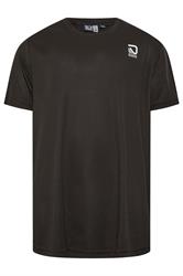 D555 Big & Tall Black Lightweight Active T-Shirt