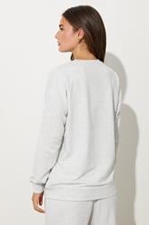 LTS Tall Light Grey Long Sleeve Sweatshirt | Long Tall Sally 5