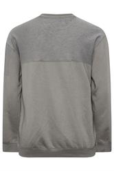 FIRETRAP Big & Tall Grey Olsen Sweatshirt | BadRhino 5