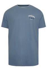 JACK & JONES Big & Tall 5 PACK Black & Blue Logo T-Shirts 5