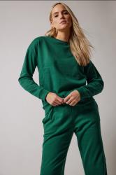 LTS Tall Women's Dark Green Long Sleeve Sweatshirt | Long Tall Sally 1