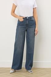 LTS Tall Blue Diamante Embellished Wide Leg Jeans | Long Tall Sally 3