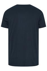BadRhino Big & Tall Navy Blue Relaxed T-Shirt | BadRhino 2