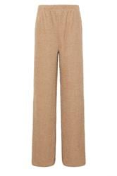LTS Tall Camel Brown Chenille Wide Leg Trousers
