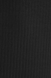 LTS Tall Women's Black Ribbed Polo Top | Long Tall Sally 5