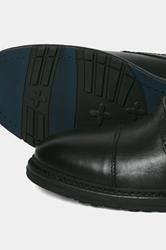 JACK & JONES Big & Tall Black Leather Wentworth Boots | BadRhino 3