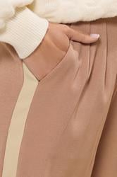 LTS Tall Coral Pink Contrast Stripe Wide Leg Trousers | Long Tall Sally 4