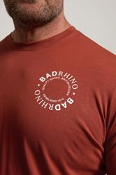 BadRhino Big & Tall Burnt Red Circle Logo T-Shirt | BadRhino 5